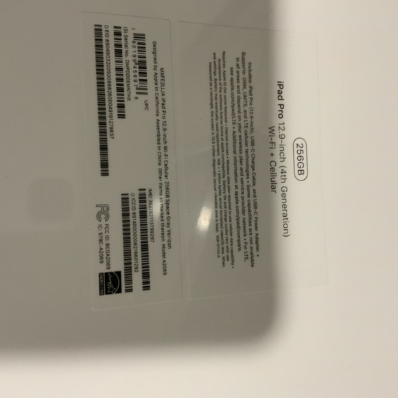 APPLE IPAD 12.9 PRO 2020 4TH EDITION 256GB WIFI&CE - Picture 2 of 2